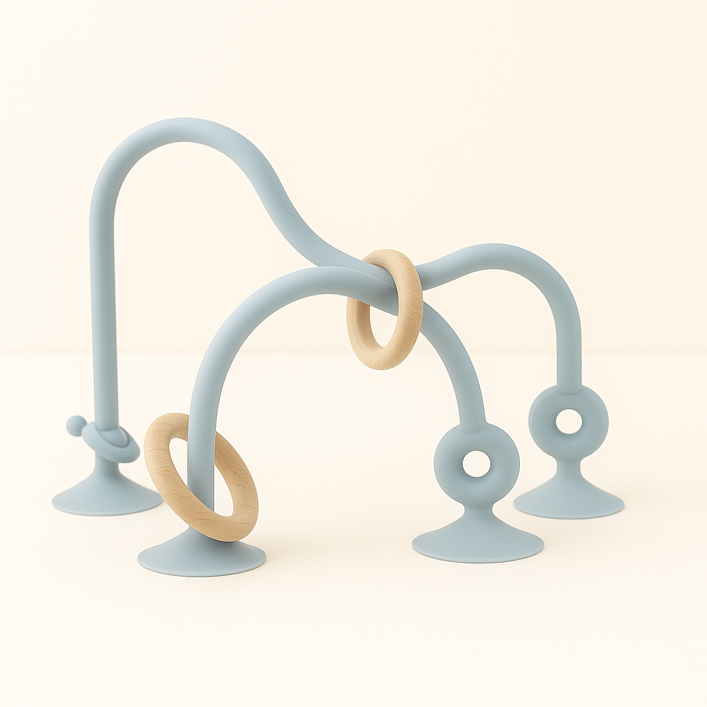 Brinquedo Sensorial Montessori de Silicone