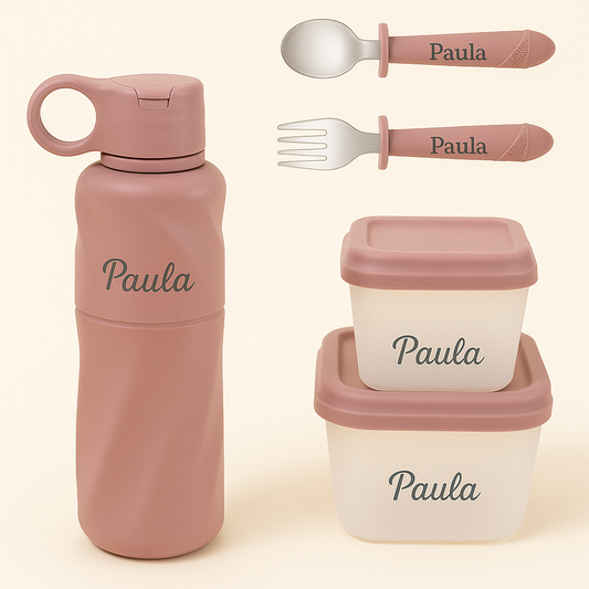 Kit To Go – Garrafinha + Potinhos Personalizados