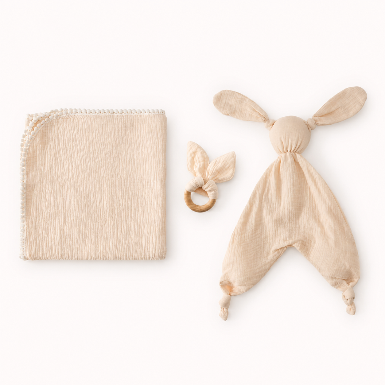 Kit Soninho Personalizado com Manta, Naninha e Mordedor