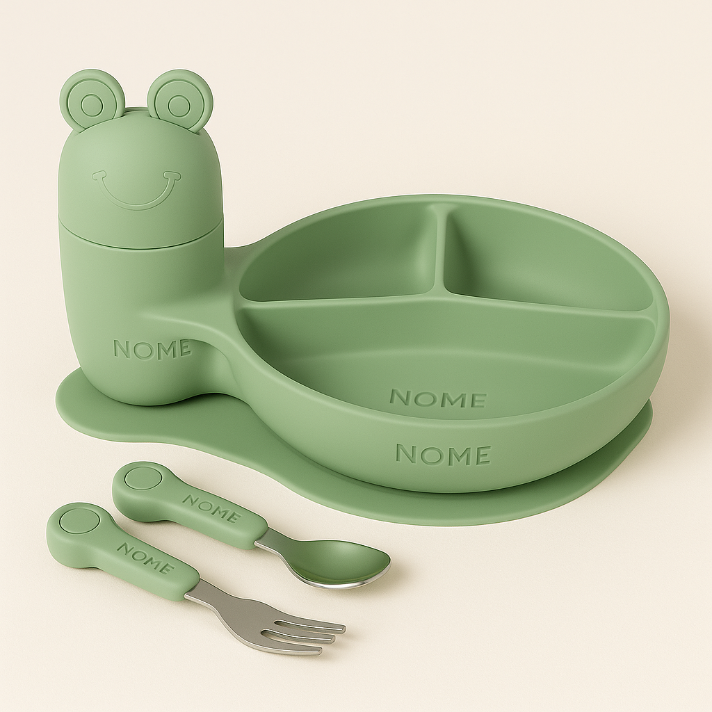 Kit de Alimentação Personalizável - Baby Frog