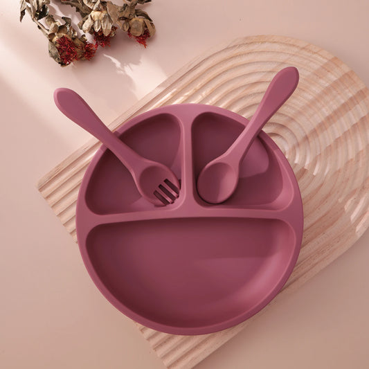 Meu Primeiro Pratinho e Talheres de Silicone – Personalizado
